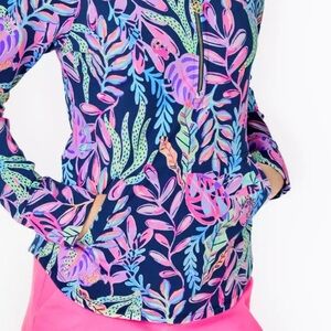 Lily Pulitzer XXL Quarter Zip with pockets